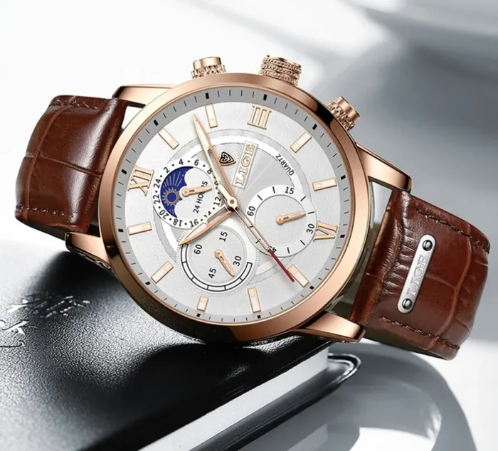 Чоловічі годинники Lige Signature - зображення 4