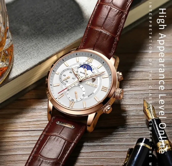 Чоловічі годинники Lige Signature - зображення 6