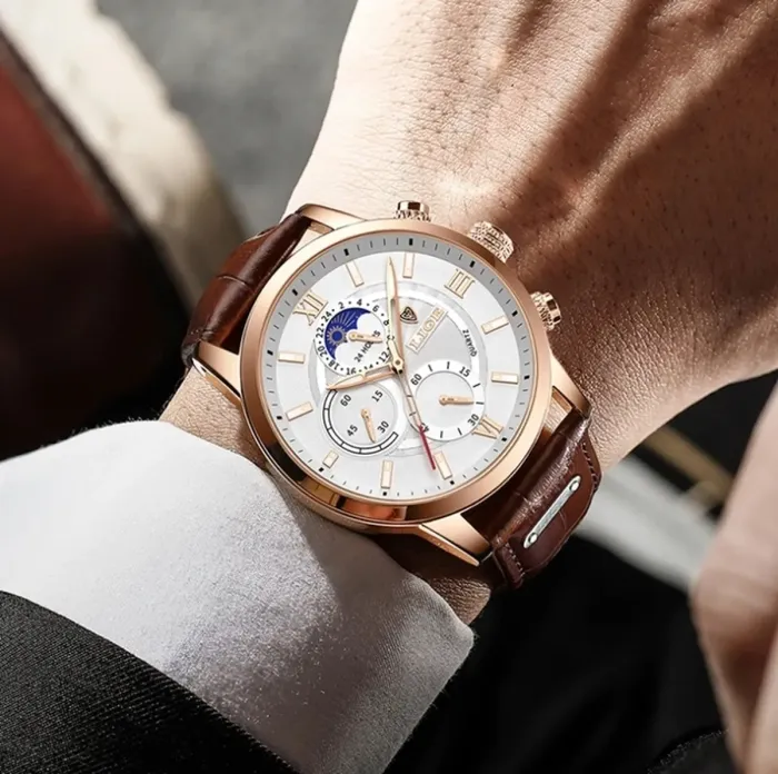 Чоловічі годинники Lige Signature - зображення 7