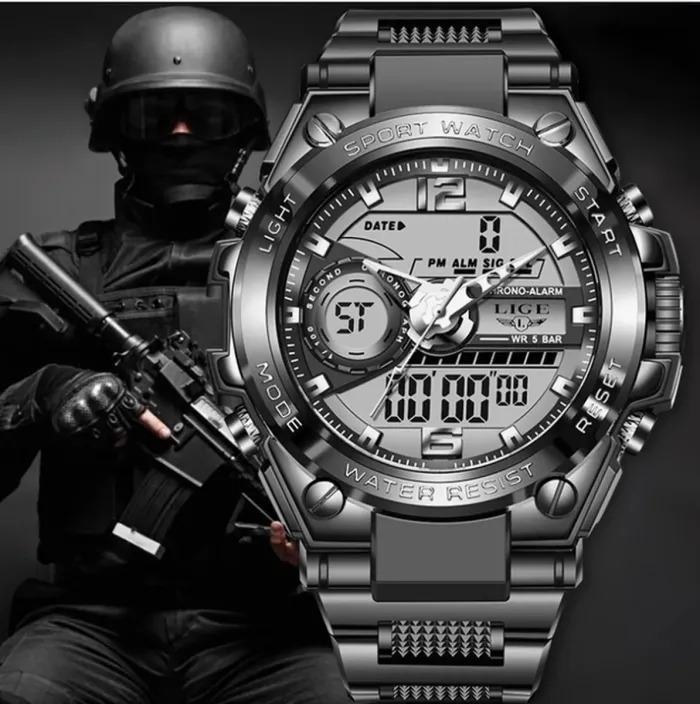 Чоловічі годинники Lige Sport - зображення 6