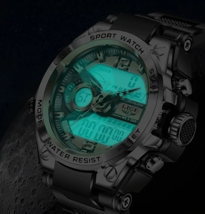 Чоловічі годинники Lige Sport - зображення 8