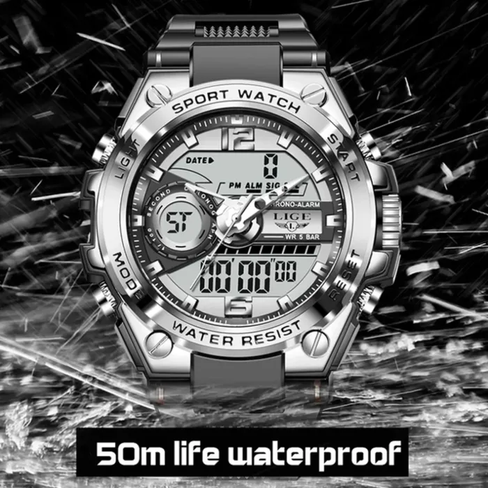 Чоловічі годинники Lige Sport - зображення 11