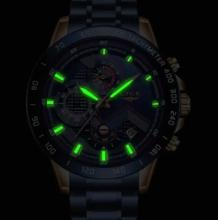 Чоловічі годинники Lige Blue Stanford - зображення 6