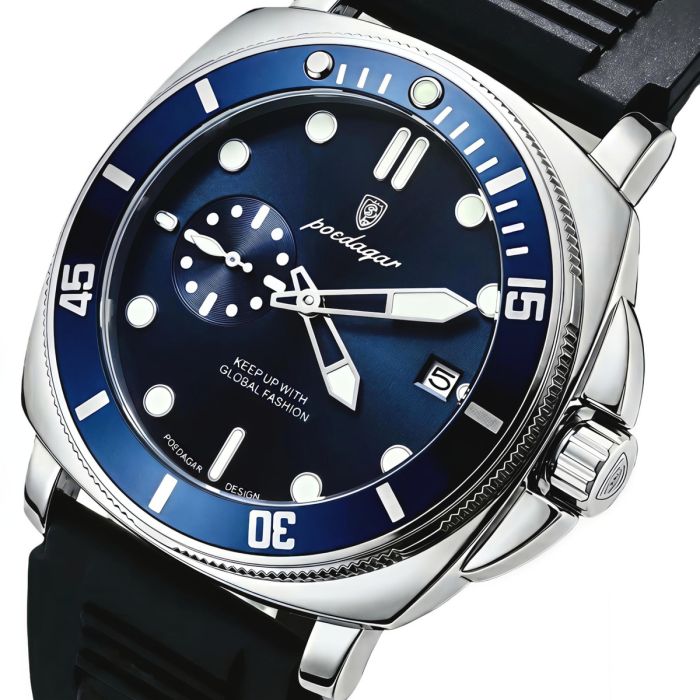 Чоловічий годинник Poedagar Lion R-Series, 2 ремінці - изображение 1