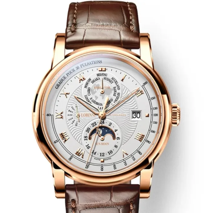 Чоловічі годинники Lobinni Business - зображення 2