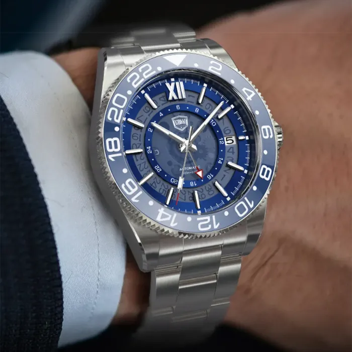 Чоловічий механічний годинник Lobinni Daytona 10 Bar - зображення 4