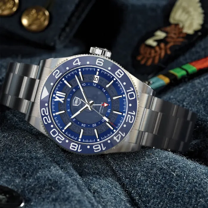 Чоловічий механічний годинник Lobinni Daytona 10 Bar - зображення 8