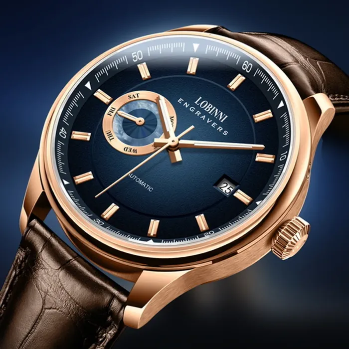 Чоловічий механічний годинник Lobinni Favorite - зображення 1