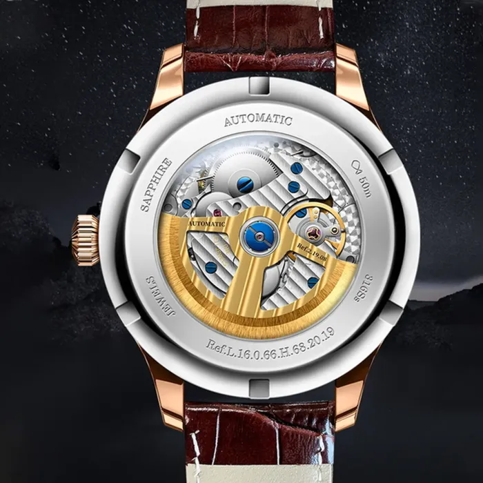 Чоловічий механічний годинник Lobinni Favorite - зображення 5