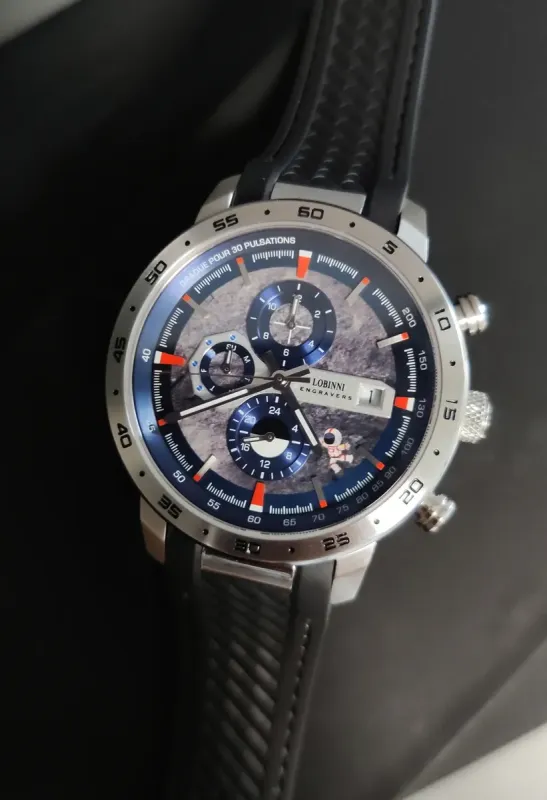 Чоловічий механічний годинник Lobinni Speed - зображення 11
