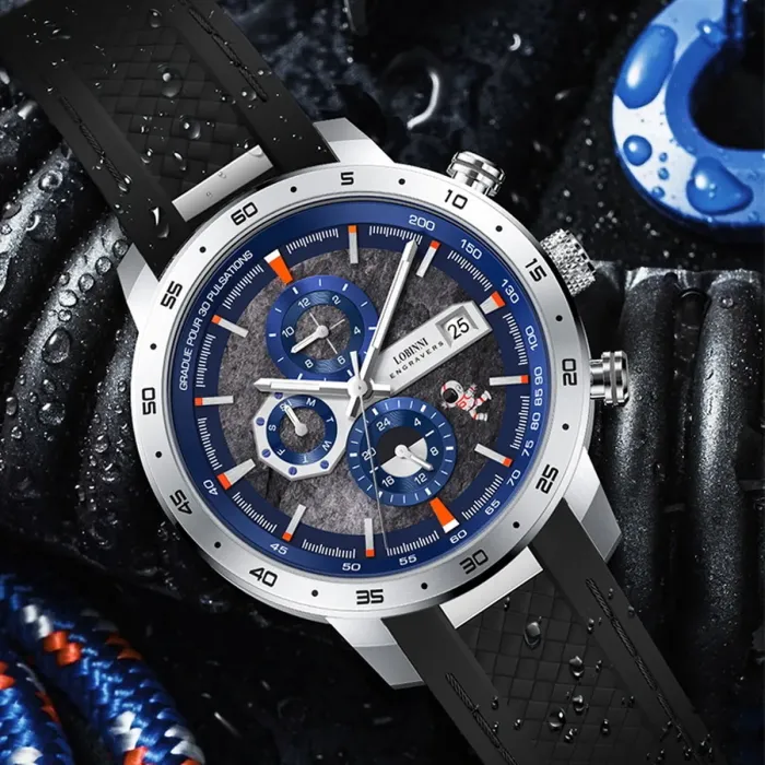 Чоловічий механічний годинник Lobinni Speed - зображення 3