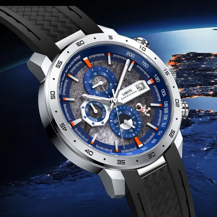 Чоловічий механічний годинник Lobinni Speed - зображення 5