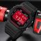 Чоловічий спортивний водостійкий тактичний годинник Sanda Lock Red