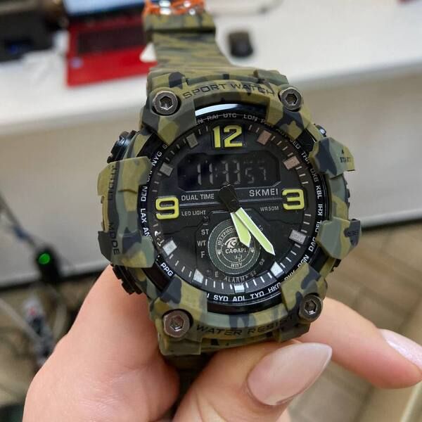 Чоловічий водостійкий спортивний тактичний годинник Besta United з Вашим ЛОГО - зображення 5