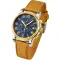 Чоловічий механічний годинник Carnival London Sahara Gold, 2 ремінці