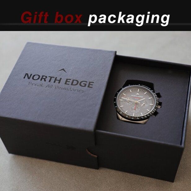 Чоловічий водостійкий спортивний тактичний годинник North Edge Long Wings з сонячною батареєю УЦІНКА - зображення 5