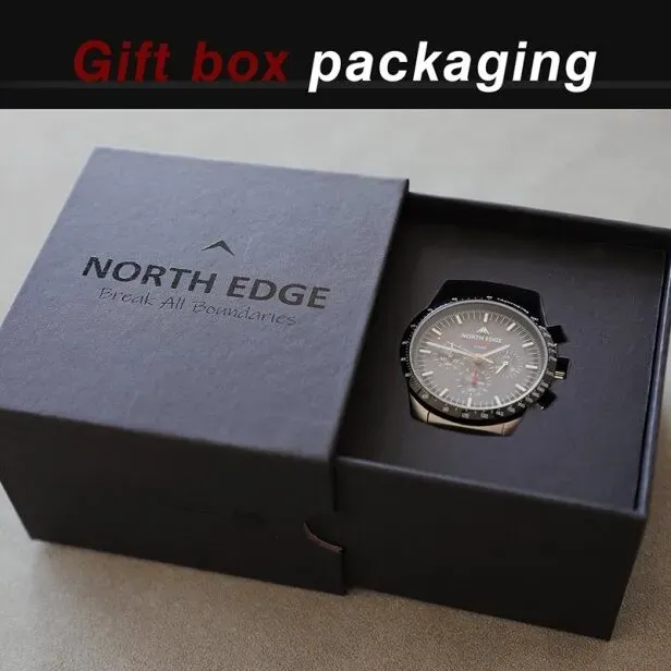 Чоловічий водостійкий спортивний тактичний годинник North Edge Long Wings з сонячною батареєю УЦІНКА - зображення 5