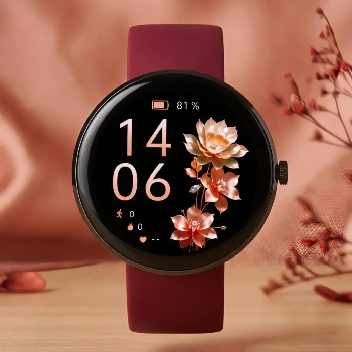 Розумний смарт годинник Smart Luna Cherry Rubber, 3 ремінці - изображение 2