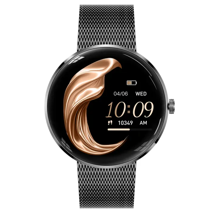 Розумний смарт годинник Smart Luna Black, 2 ремінці - зображення 3