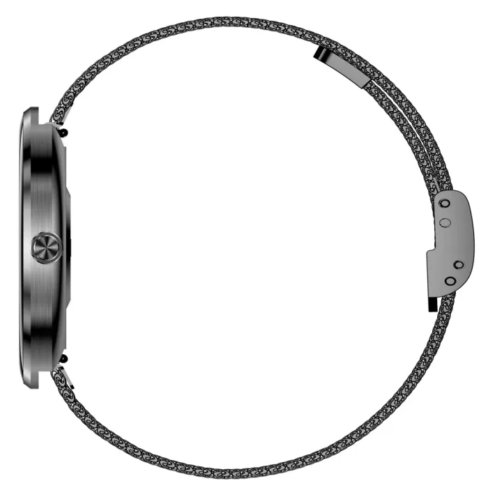 Розумний смарт годинник Smart Luna Black, 2 ремінці - зображення 5