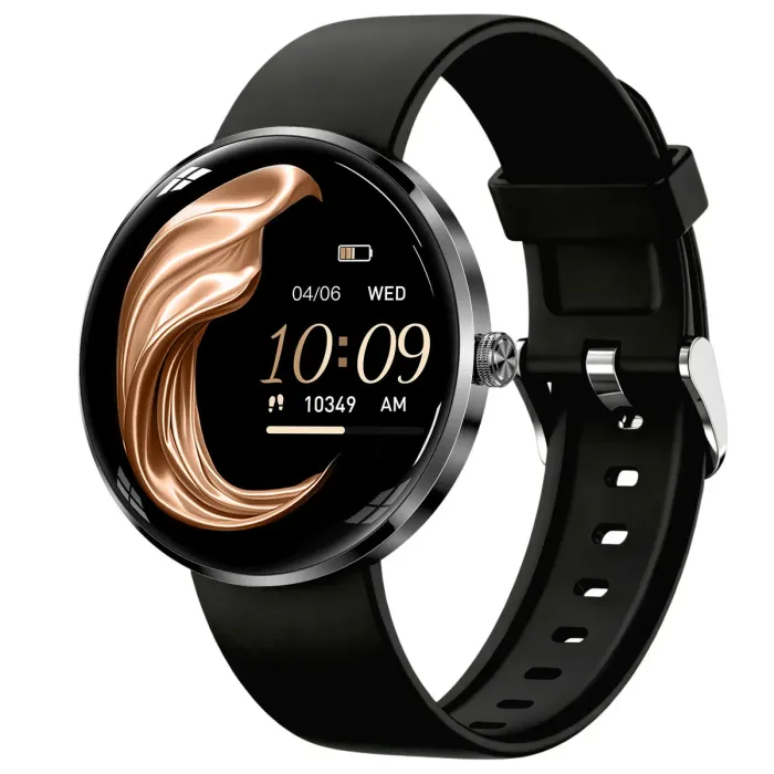 Розумний смарт годинник Smart Luna Black, 2 ремінці - зображення 6