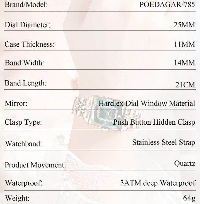 Жіночий годинник Poedagar Magic White - зображення 3