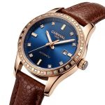 Жіночий механічний годинник Carnival Maldives Leather Brown