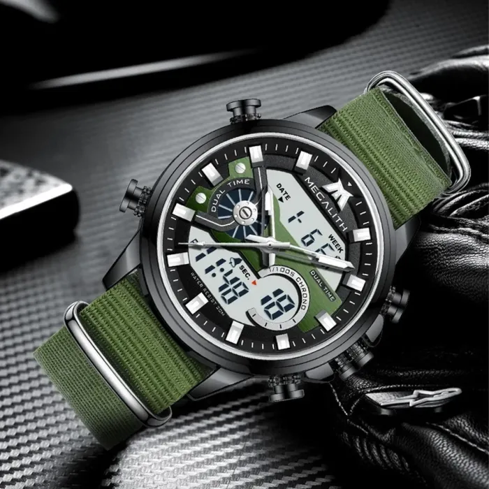 Чоловічі годинники MegaLith Aviation - зображення 3