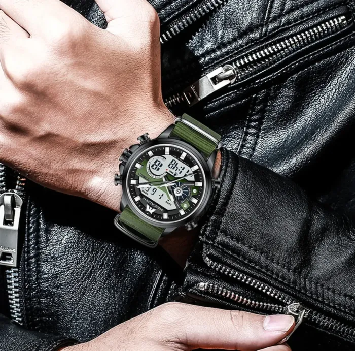 Чоловічі годинники MegaLith Aviation - зображення 4