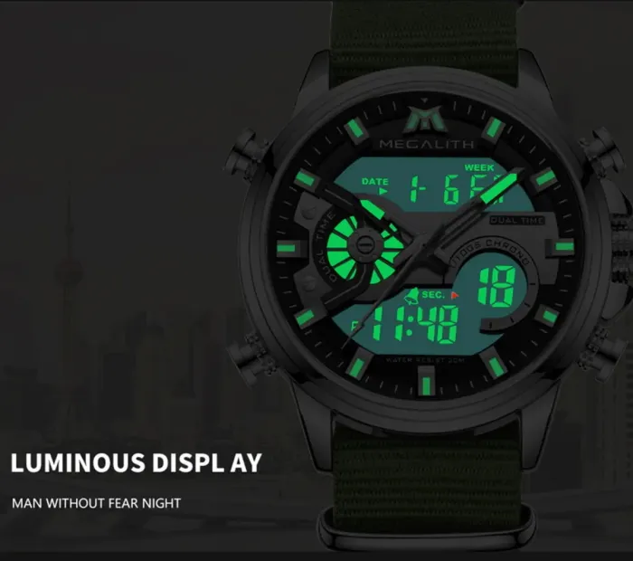 Чоловічі годинники MegaLith Aviation - зображення 5