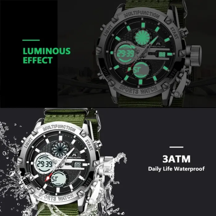 Чоловічий спортивний тактичний годинник MegaLith Bomb - зображення 6