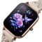 Розумний смарт годинник Smart Miami Beige Flower