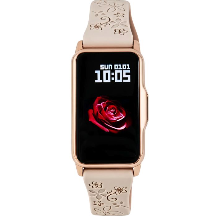 Розумний смарт годинник Smart Mioband Nano+ Beige Flower, 3 ремінці - изображение 3
