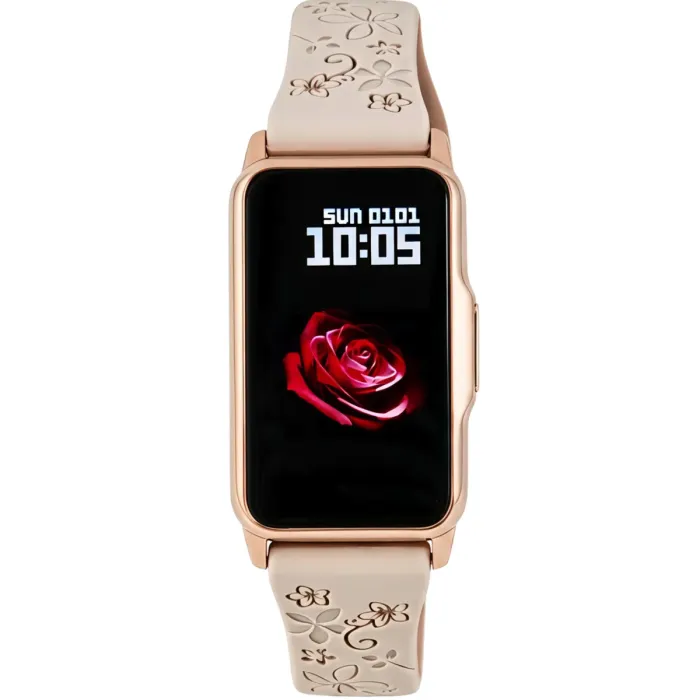 Розумний смарт годинник Smart Mioband Nano+ Beige Flower, 3 ремінці - зображення 3