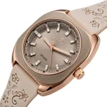 Жіночий годинник Naviforce Mira Beige Flower, 2 ремінці