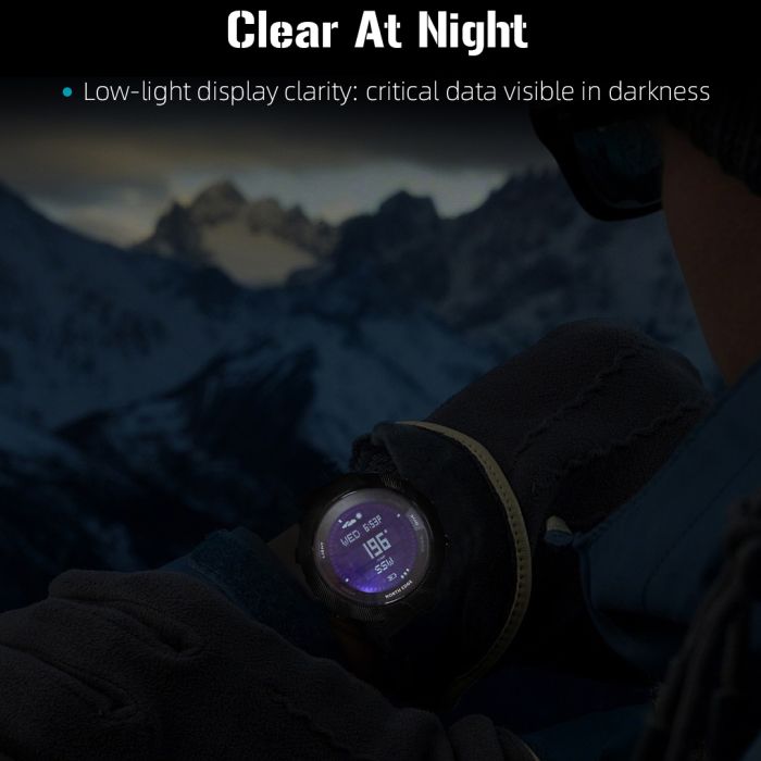 Чоловічий спортивний тактичний з компасом годинник North Edge Apache Model D Silicon, 2 ремінці - изображение 8