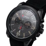 Чоловічий годинник Curren Monreal Armor Black, 2 ремінці