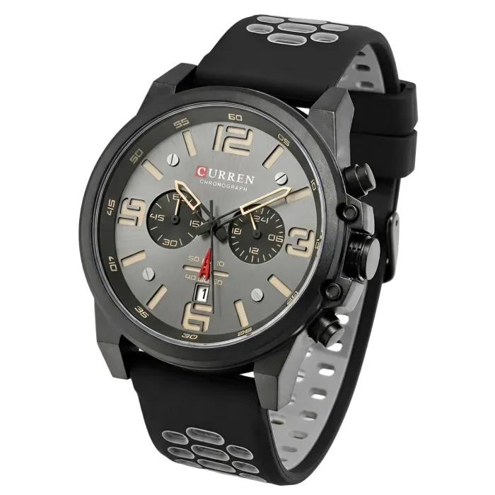 Чоловічий годинник Curren Monreal Flex Grey - зображення 2