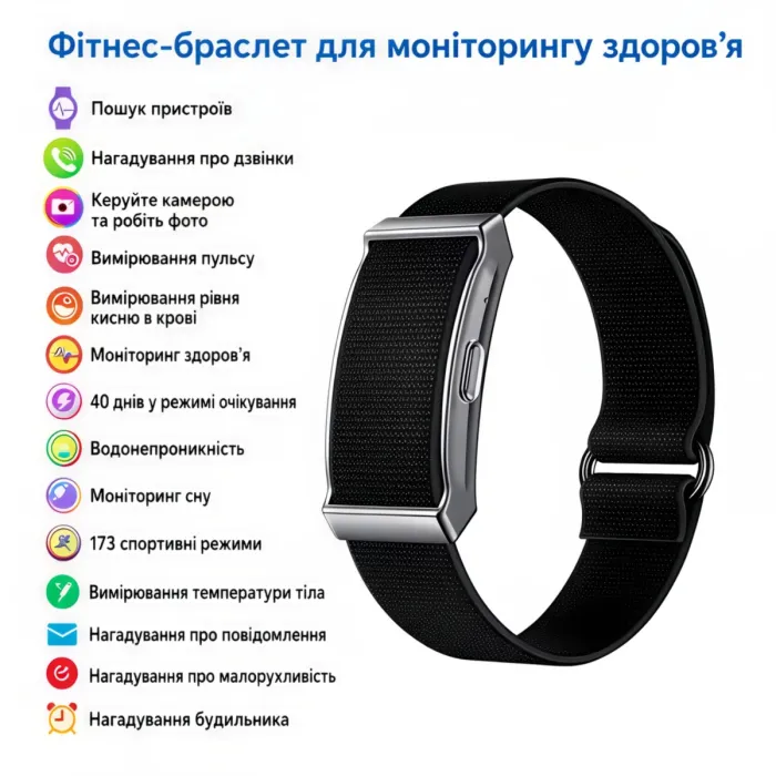 Розумний смарт годинник Fitness Bracelet Move Air - зображення 1