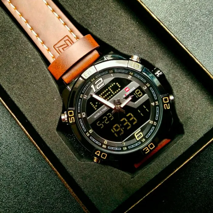Чоловічі годинники Naviforce Legion Brown NF9128 - зображення 10