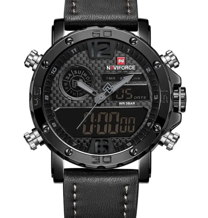 Чоловічі годинники Naviforce Next Black 9134 - зображення 3