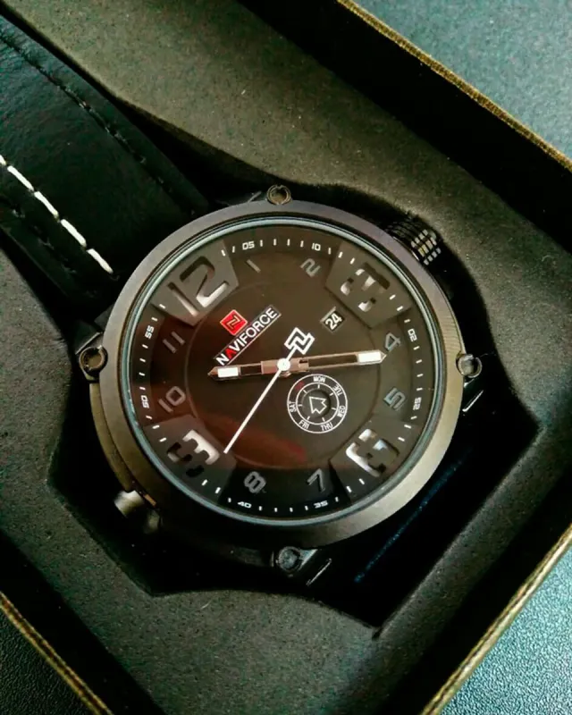Чоловічі годинники Naviforce Plaza Black NF9099 - зображення 10