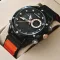 Чоловічий спортивний тактичний годинник Naviforce Pride Orange, 2 ремінці