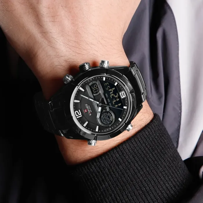 Чоловічий спортивний тактичний годинник Naviforce Aviator - зображення 3