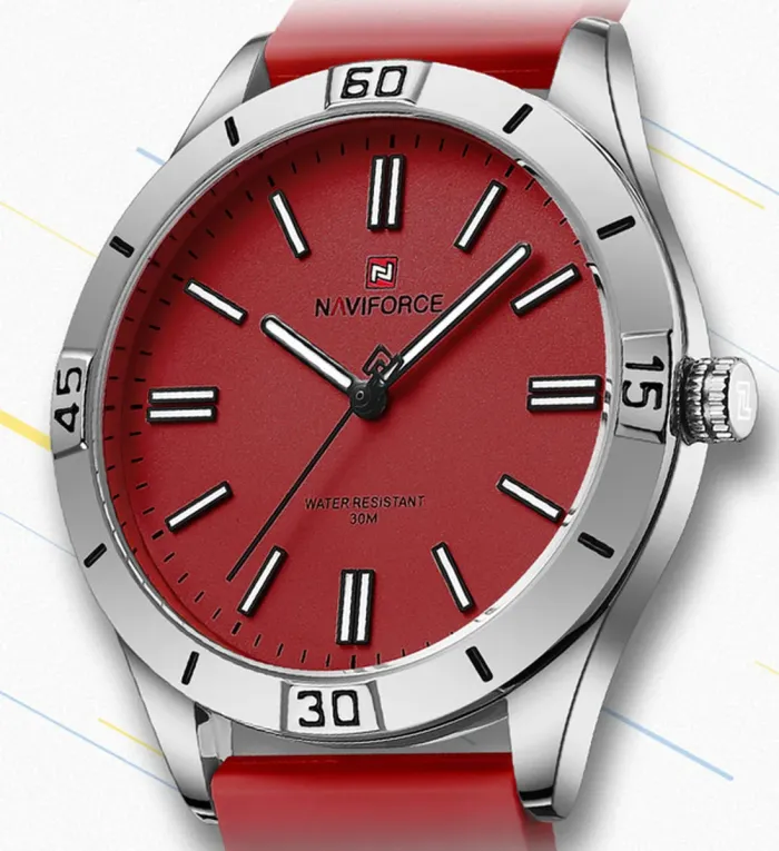 Жіночий годинник Naviforce Bagira Bordo - зображення 3