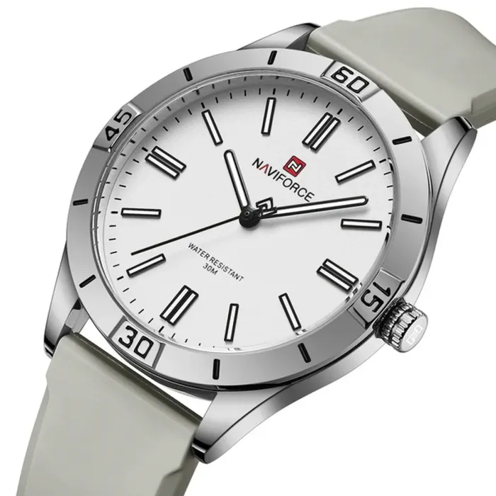 Жіночий годинник Naviforce Bagira Grey - зображення 1