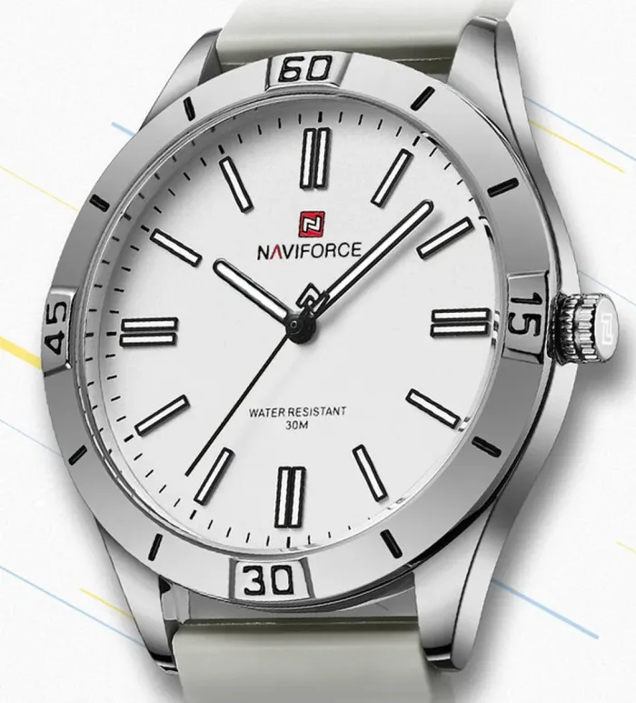 Жіночий годинник Naviforce Bagira Grey - зображення 3