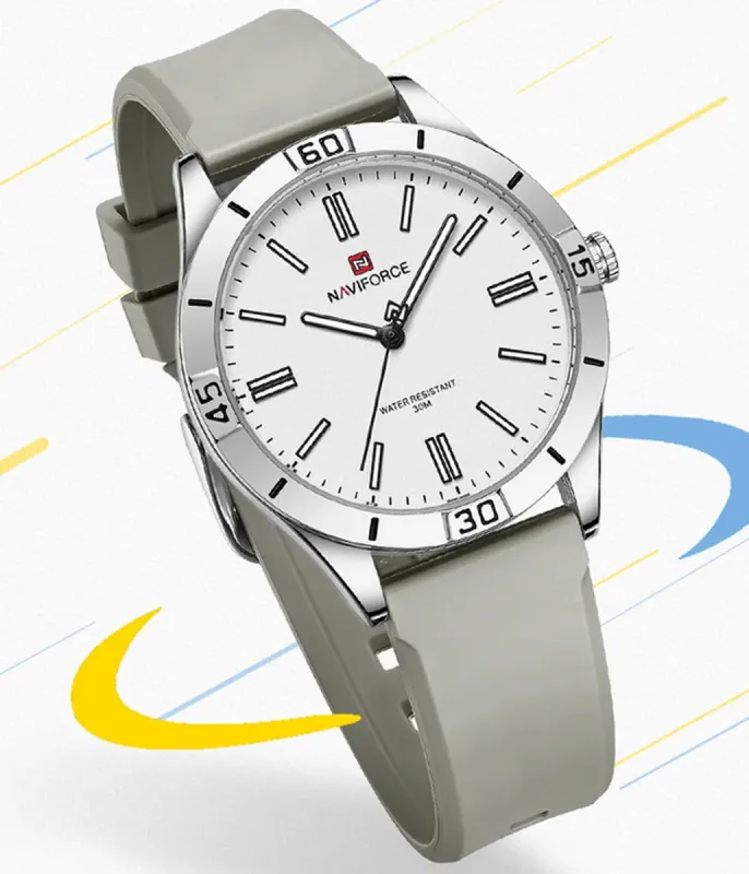 Жіночий годинник Naviforce Bagira Grey - зображення 9