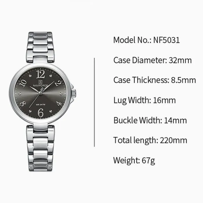 Жіночий годинник Naviforce California - зображення 8