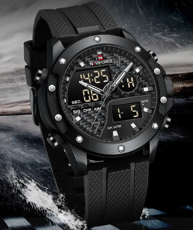 Чоловічий спортивний тактичний годинник Naviforce Concept - зображення 3